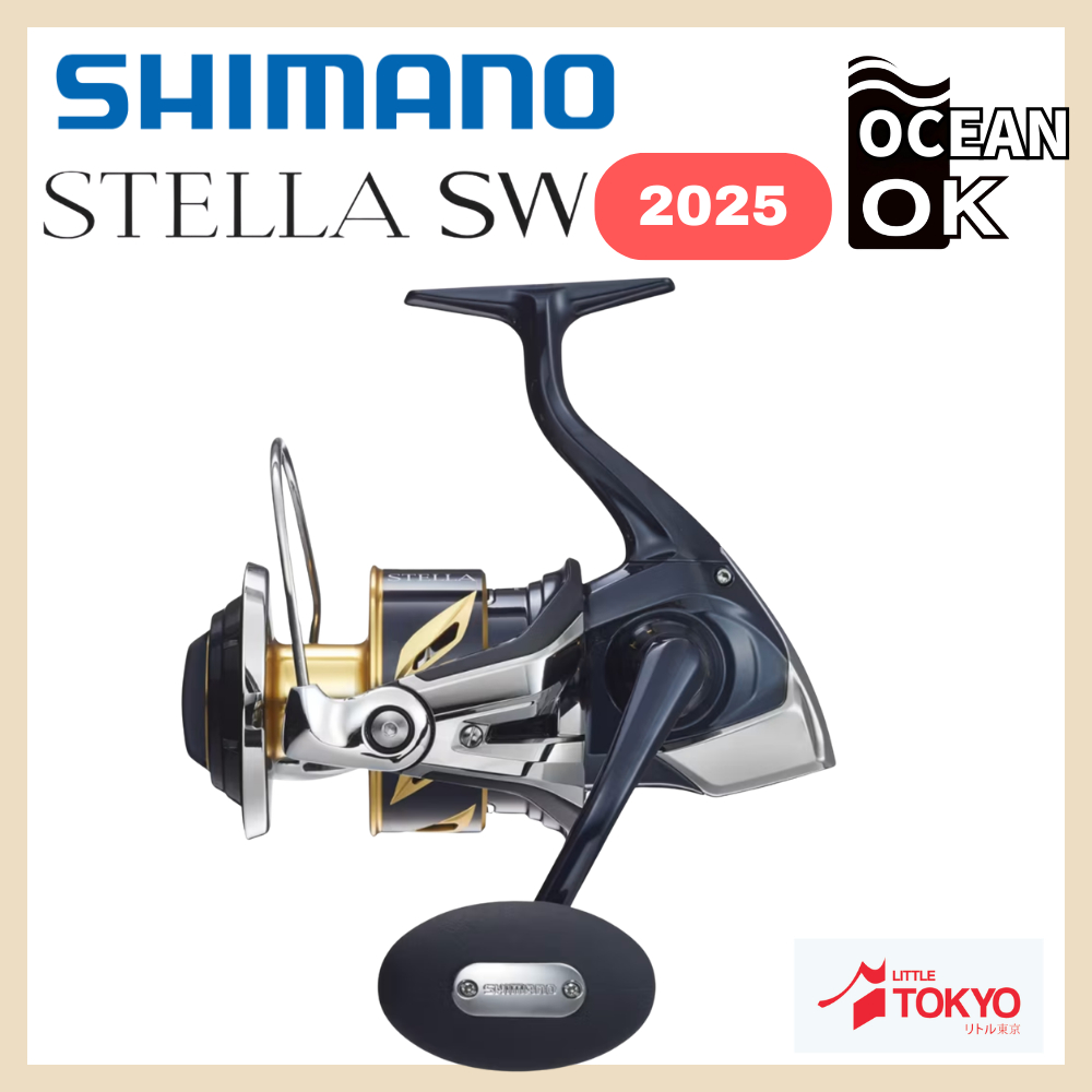 Reel Pancing Shimano STELLA SW Terbaru (2025) 8000HG 8000XG 10000PG Spinning Original Made In Japan