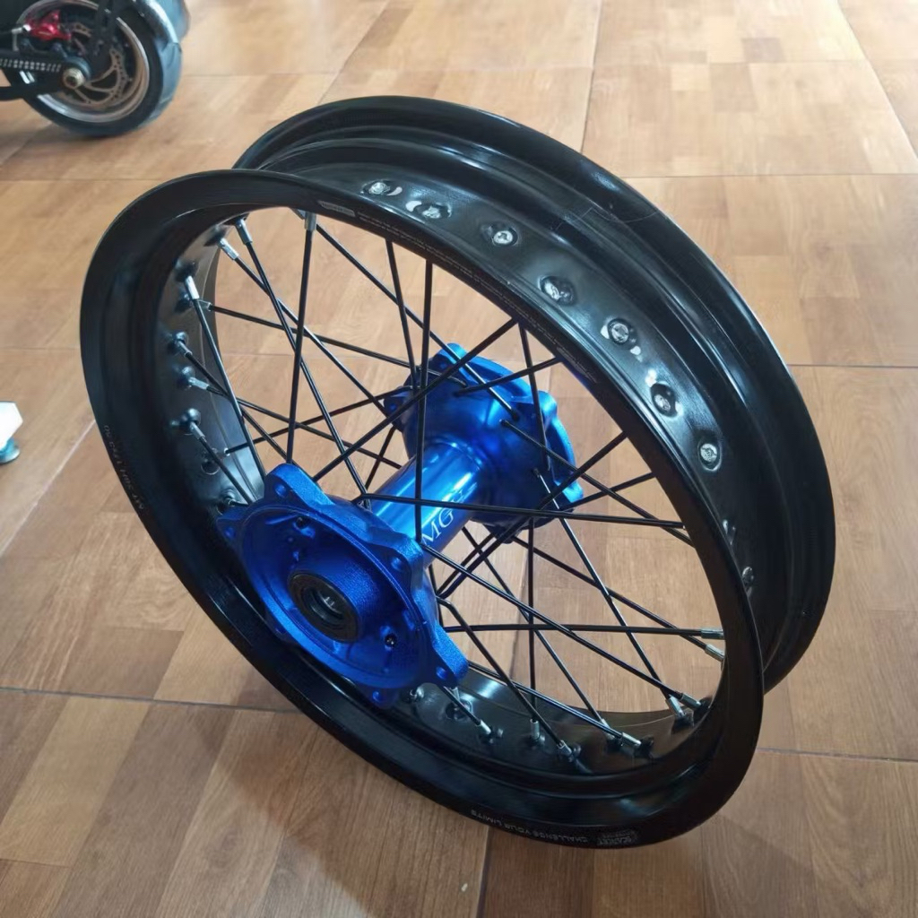 Wheelset Yamaha WR 155 Tromol MGV CNC Velg Scarlet