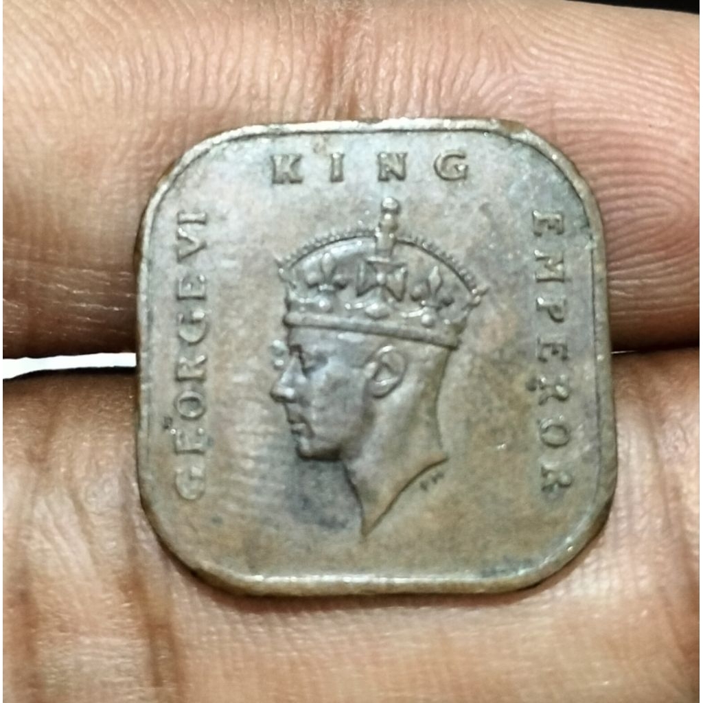 Koin 1 Cent Malaya th 1943 kode iklan 03