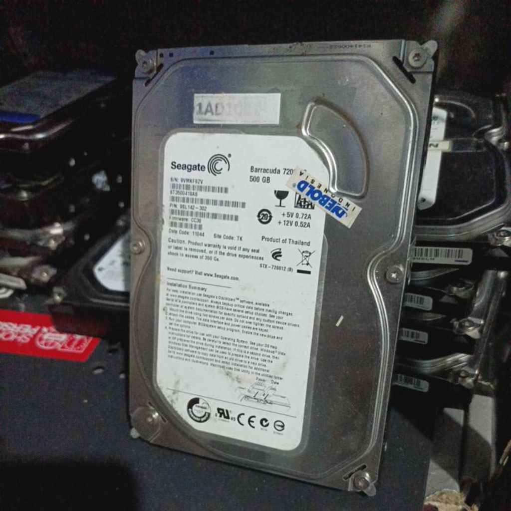 HARDISK PC RUSAK
