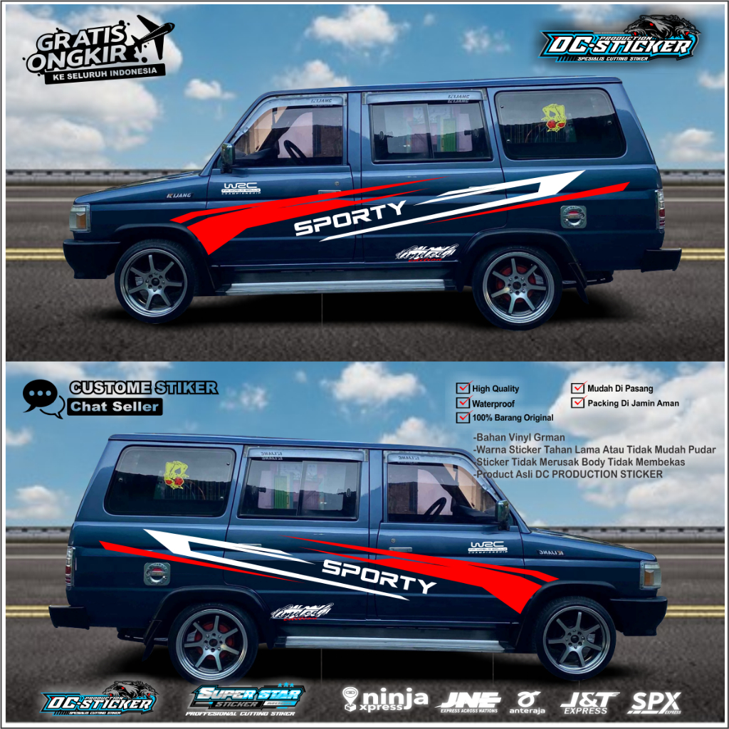 Stiker Mobil Kijang Super / Sticker Mobil Kijang Super Kijang Lgx Sporty