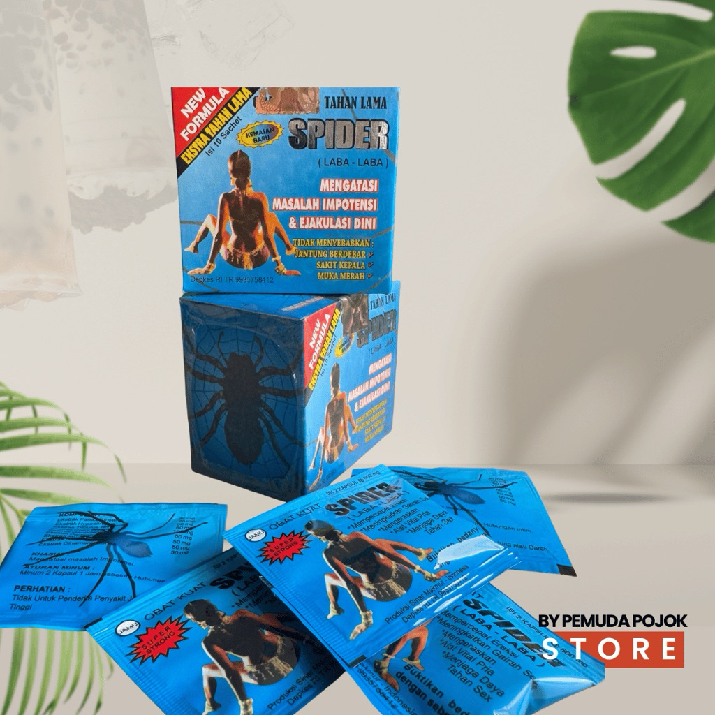 kapsul spiderxx laba laba biru