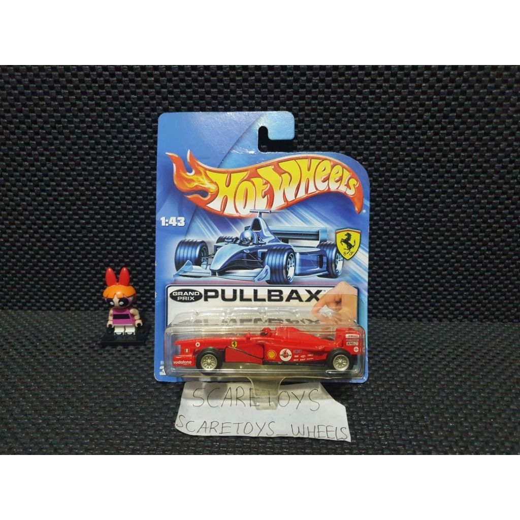 Hot Wheels ferrari f1 formula 1 ferrari 1:43 pullback pullbax 2003 Japan market