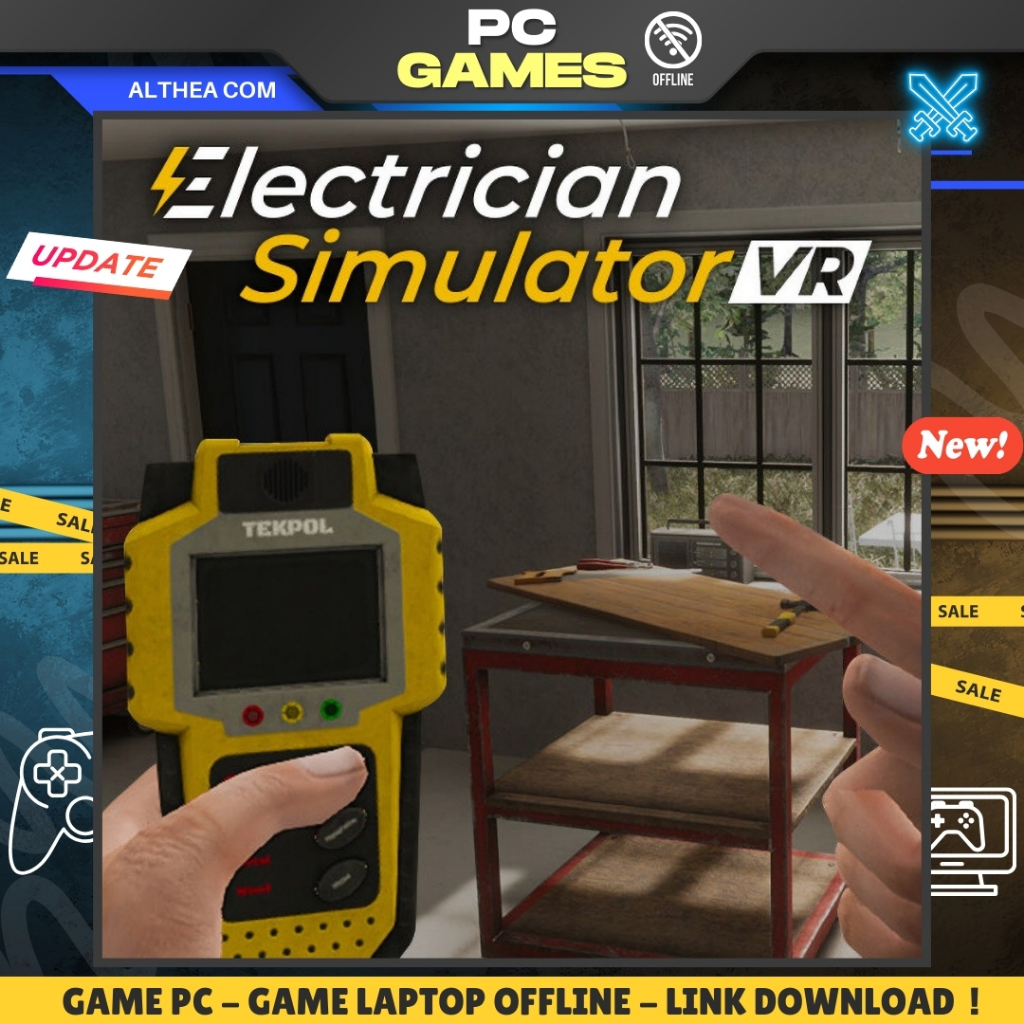 ELECTRICIAN SIMULATOR VR - VR - SIMULATION - PUZZLE - GAME PC / LAPTOP - OFFLINE