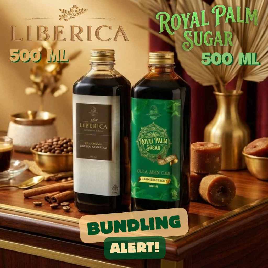 BUNDLING LIBERICA ESPRESSO CONCENTRATED & ROYAL PLAM SUGAR 500 ML | Espresso Cair 500 ml LIBERICA 10