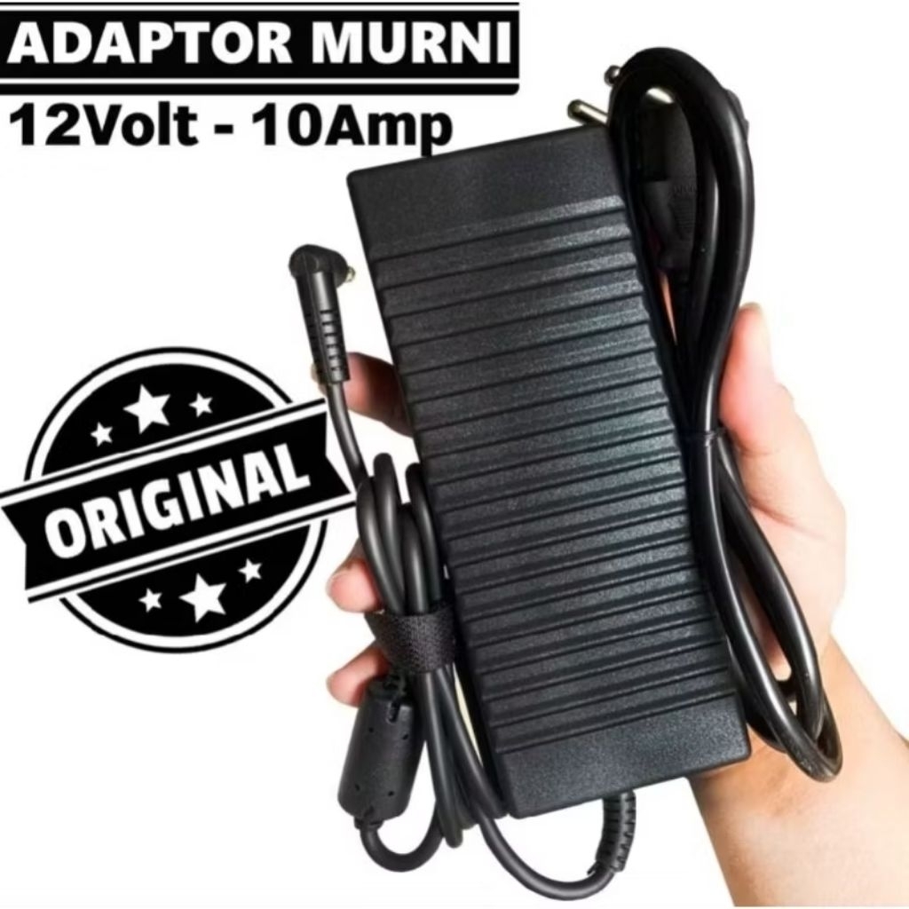 Adaptor DC 12v 10a - Adaptor Murni Arus 12 volt 10ampere