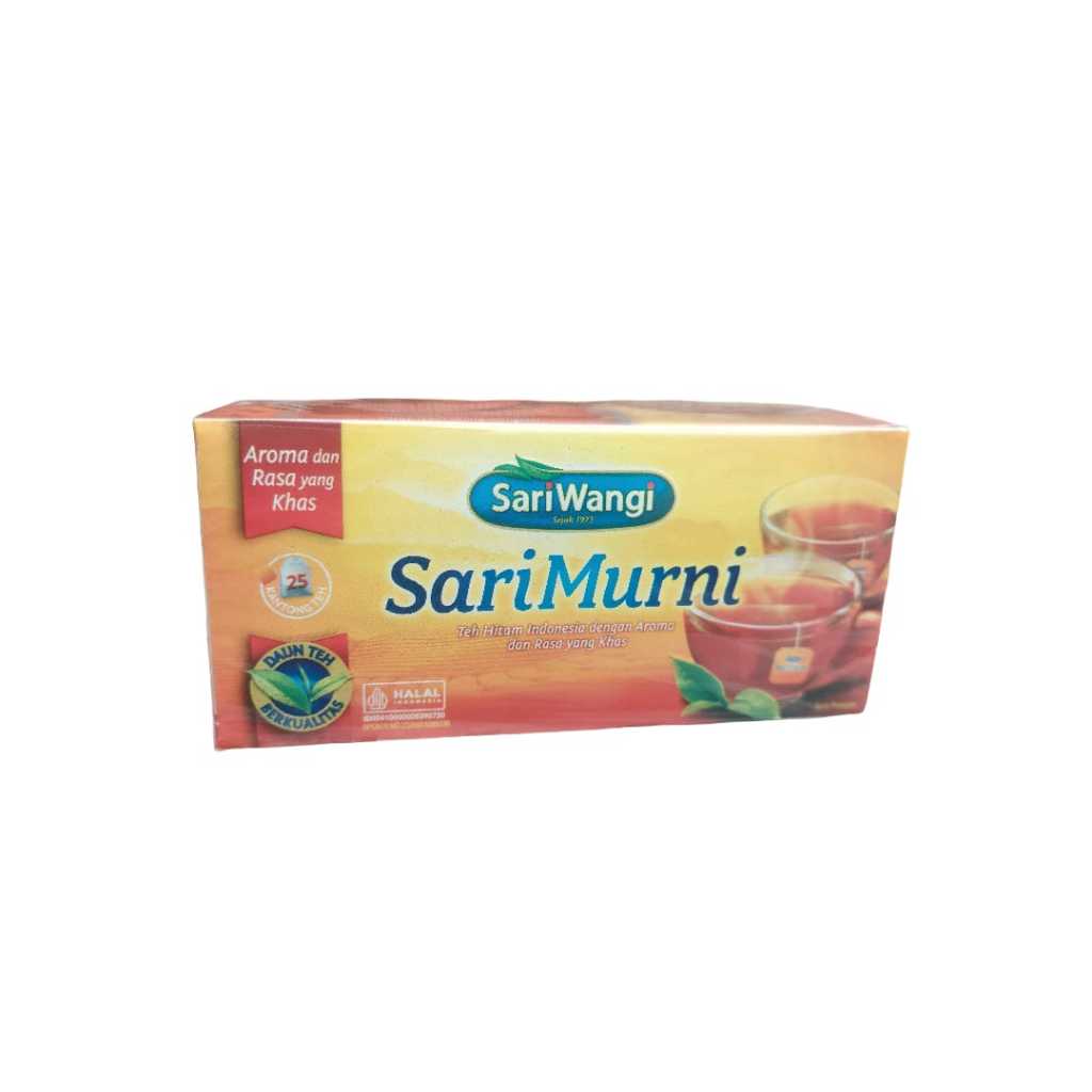 SARIMURNI Teh Celup Hitam 25 Sachet Rasa Khas Daun Teh Pilihan Minuman Pagi