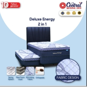 kasur 2in1 springed 2in1kasur sorong plushtop deluxe energi central plushtop