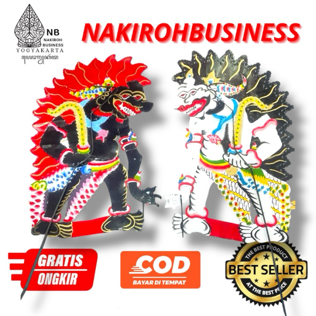 NAKIROHBUSINESS WAYANG kertas AMRAL KUMBOKARNO BUTO RATON DOSOMUKO