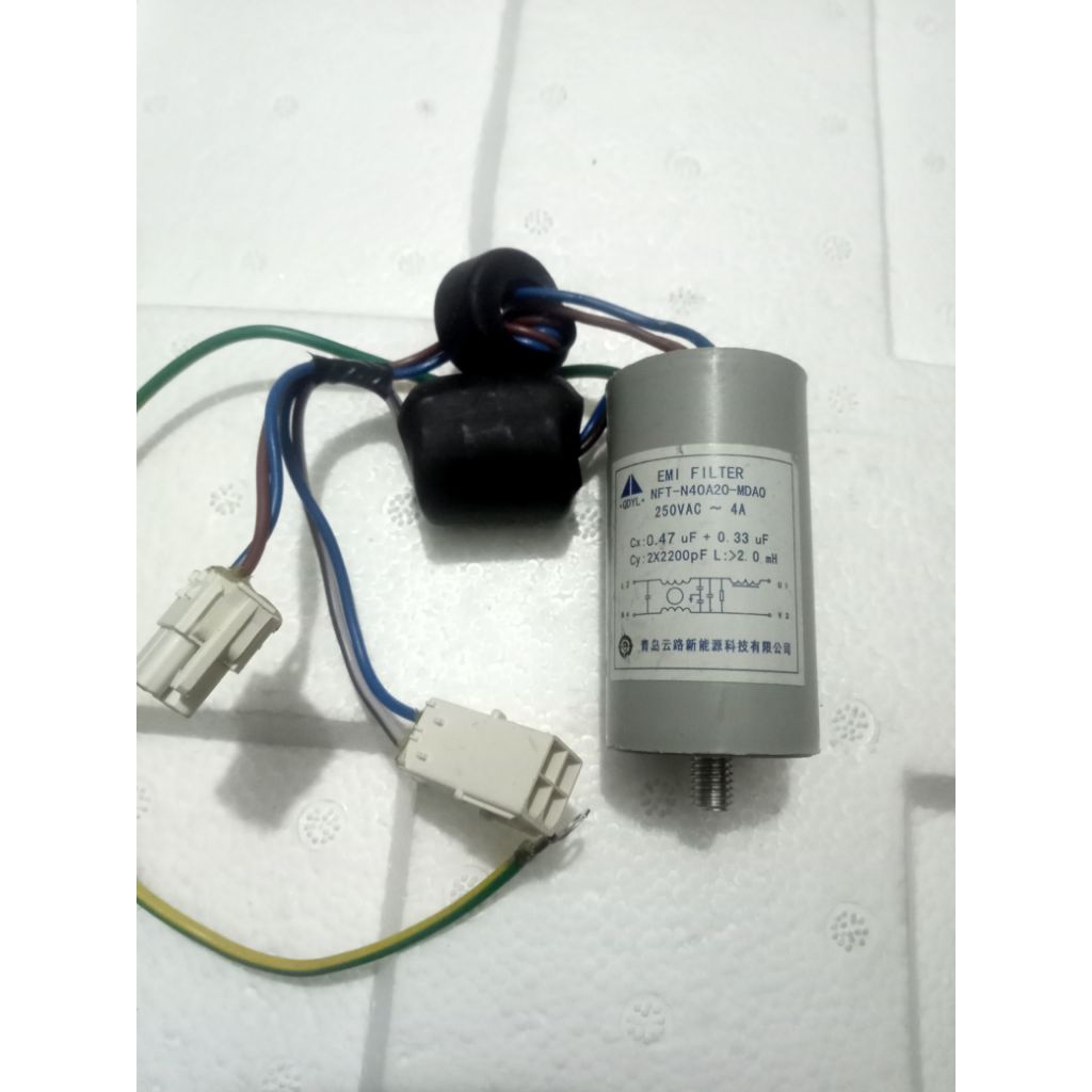 CAPASITOR MESIN CUCI FRONT LOADING AQUA ORIGINAL