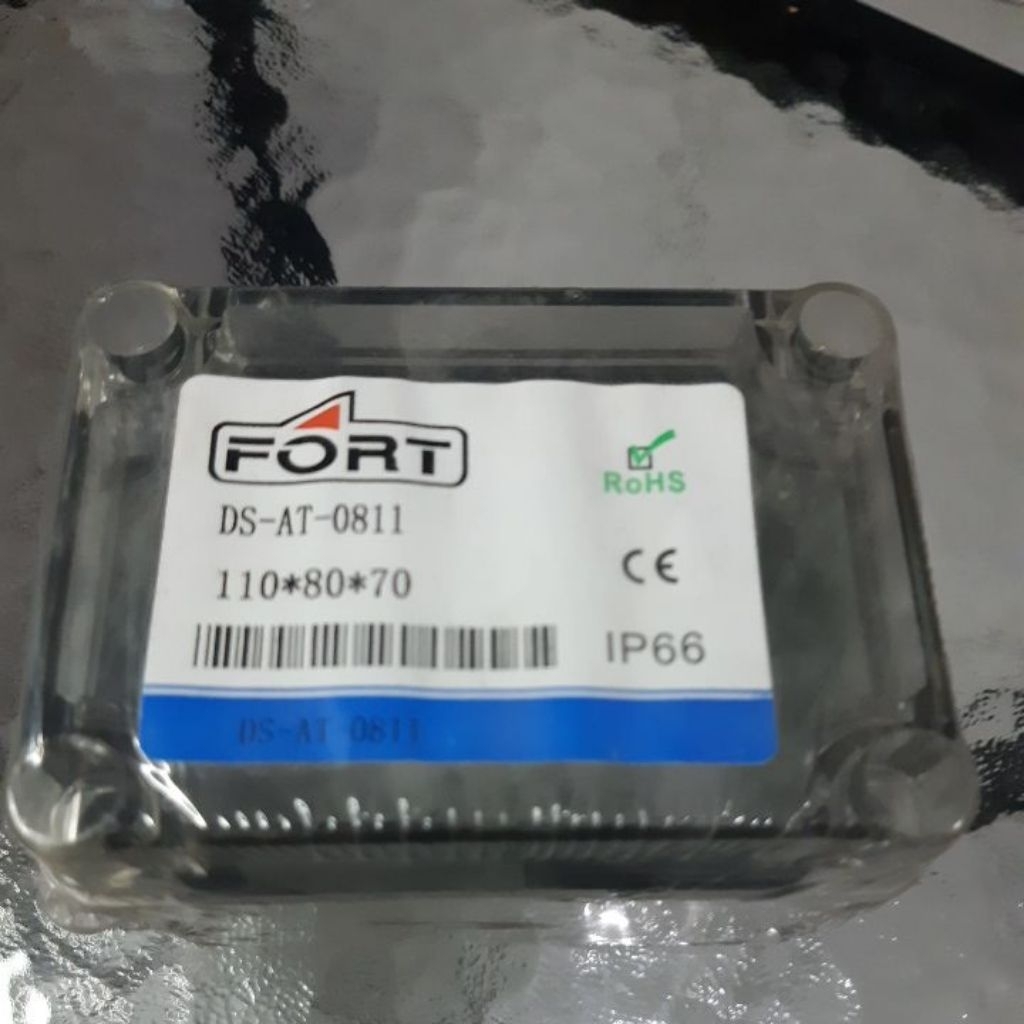 Junction Box 110x80x70 mm ABS DS-AT-0811 IP66 FORT / Junction Box Transparan 110 x 80 x 70
