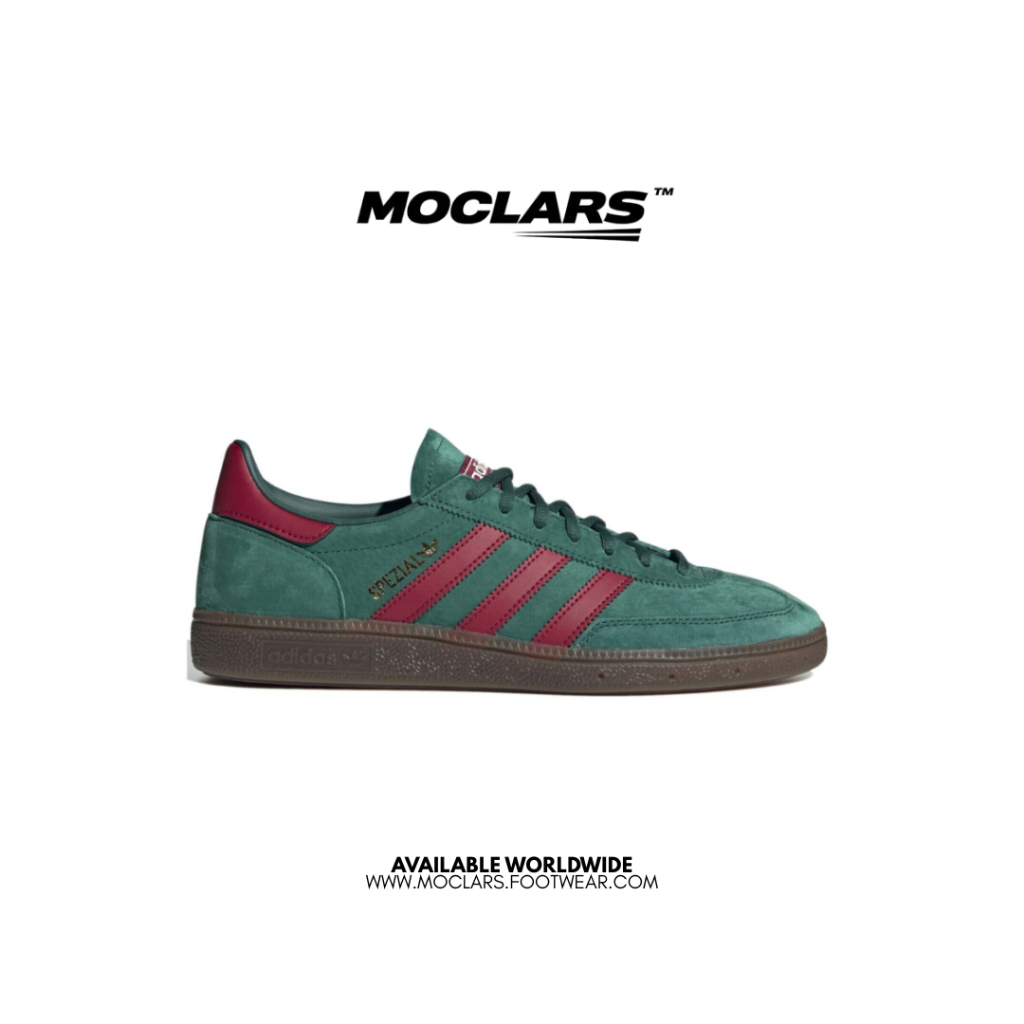 adidas spezial trainers collegiate green/burgundy