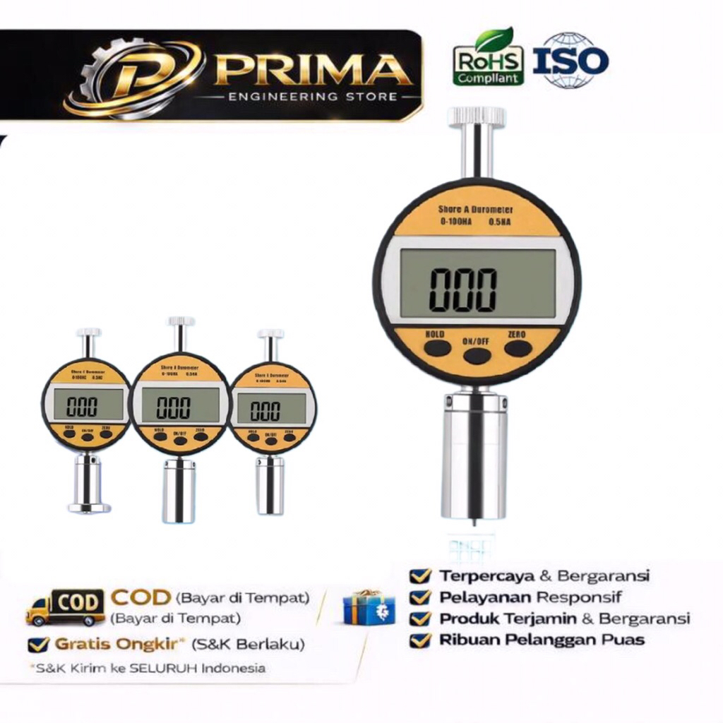 Digital Shore A Hardness LXDA Durometer Hardness Tester Leather Rubber