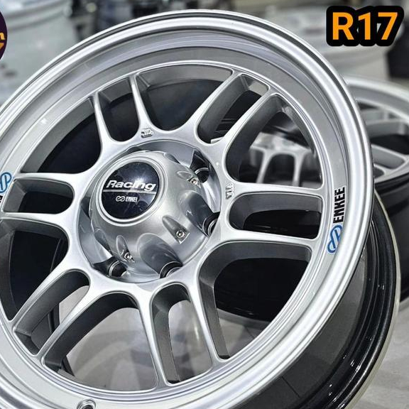velg mobil r17 lebar 8,5 ENKEI RPF1 ET 15 velg ring 17 Pcd 6X139.7 PNP dimobil pajero Hilux velg rac