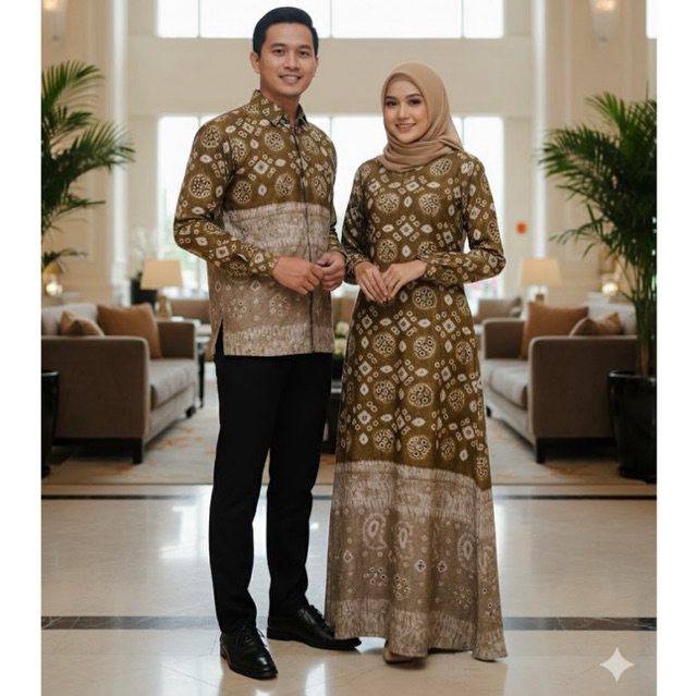 BAJU COUPLE GAMIS, TUNIK, KEMEJA JUMPUTAN KHAS PALEMBANG