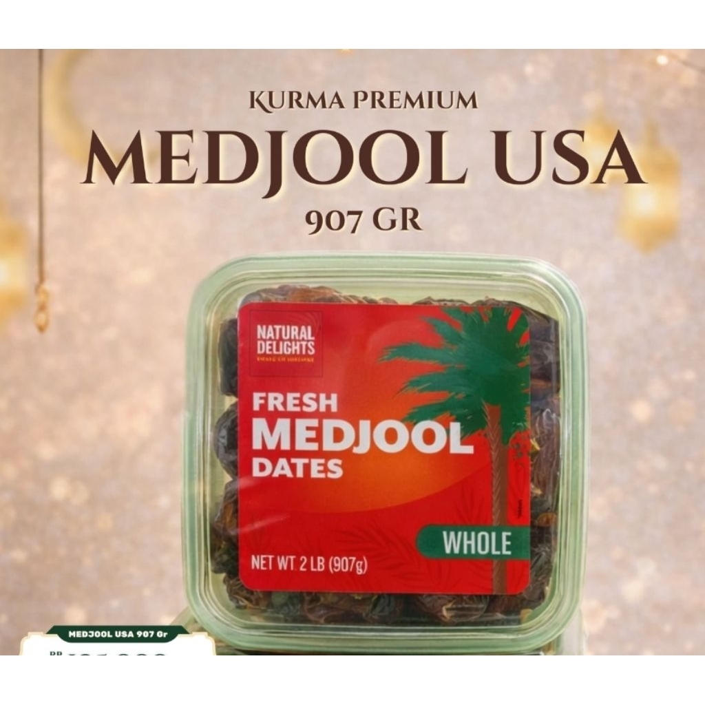 Kurma premium Medjool Dates 907 Gram / kurma Medjool Dates 907 Gram USA premium / Kurma USA Medjool 
