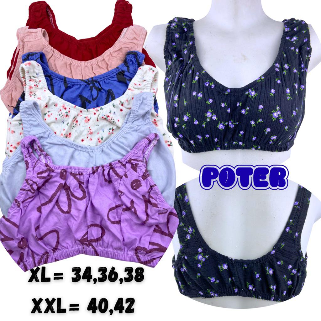3 6pcs bra Miniset bra wanita dewasa cewek remaja widie busui menyusui ukuran jumbo size XL XXL 3L b
