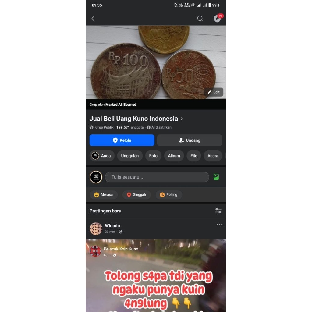 GRUP / GROUP/ GRUB FACEBOOK PUBLIK