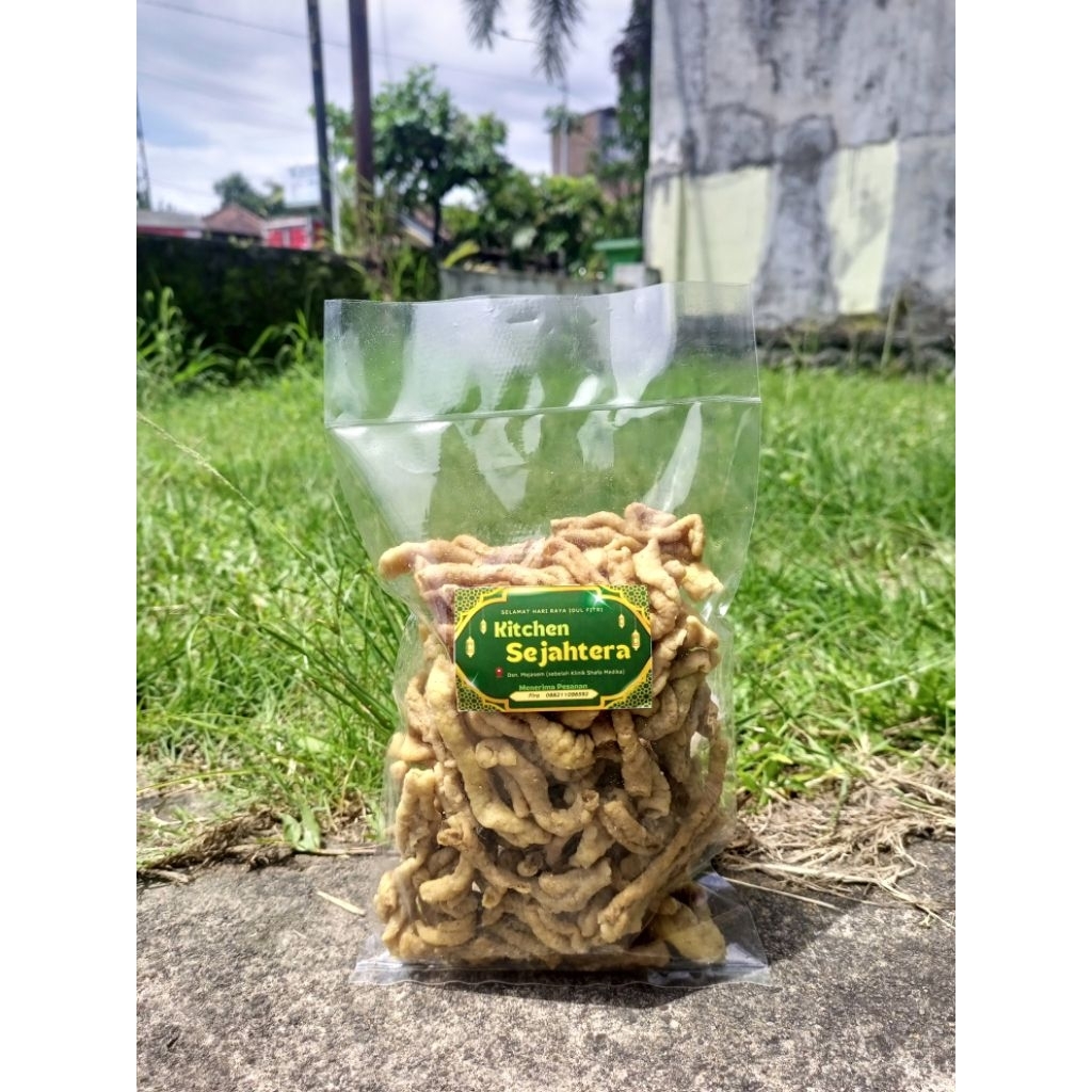 kripik usus 500gr, Snack lebaran (Snack Kitchen Sejahtera)