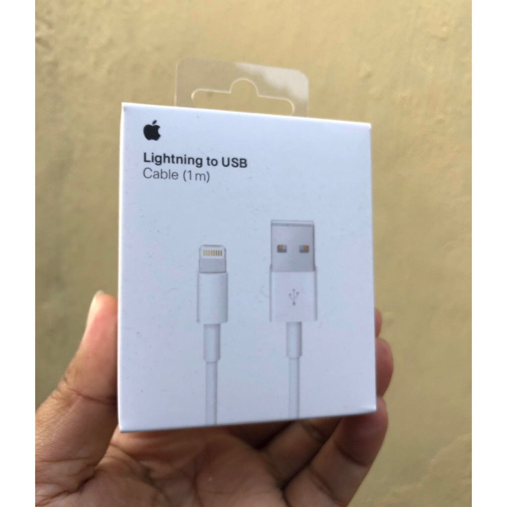 Kabel Data Iphone original copotan - Ori pabrik USB to lightning cable 1M - charger Cable Data Ip X 
