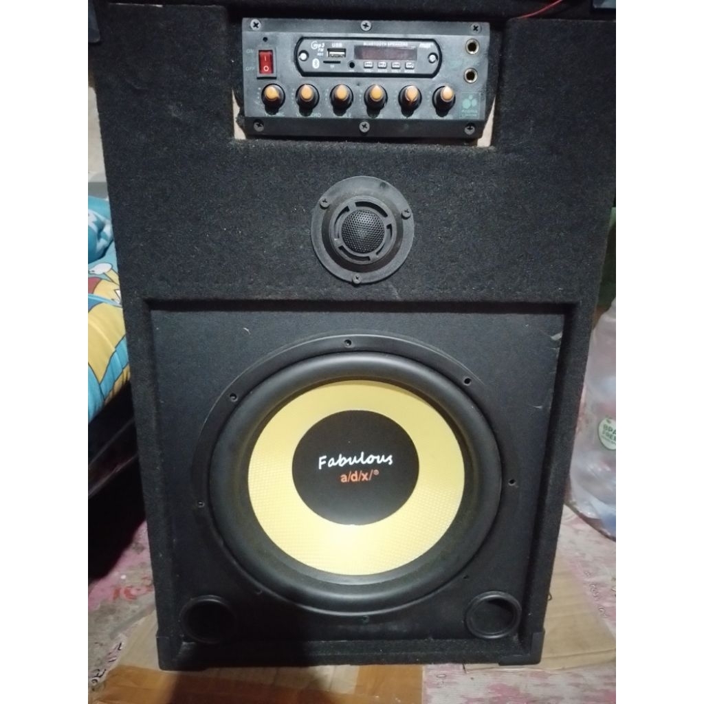 speaker subwoofer 12 in rakitan