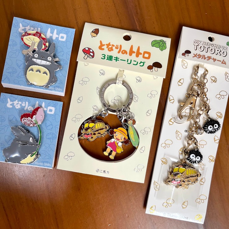 Gantungan Kunci Keychain Ganci Studio Ghibli Jepang Pin Enamel My Neighbor Ghibli Totoro Kiki