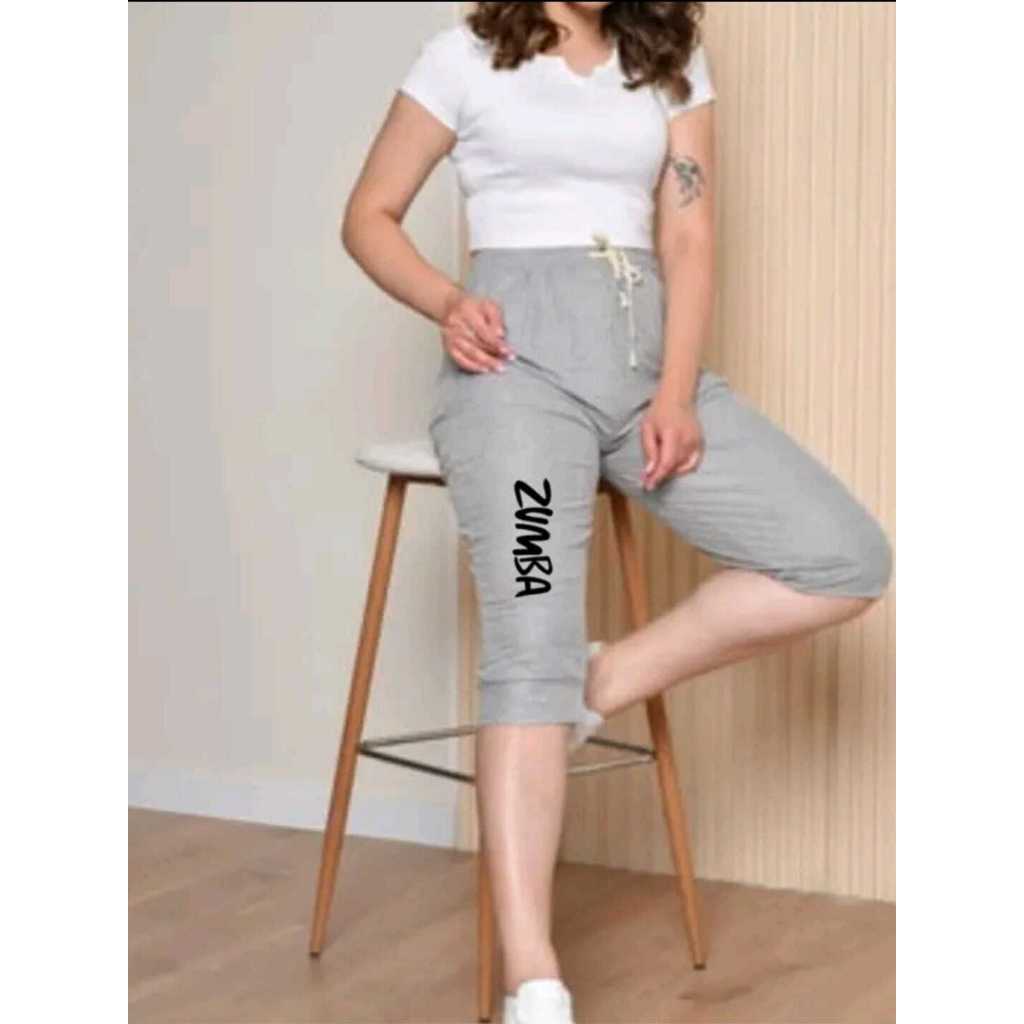 Celana Joger Wanita 3/4 Training Olahraga Pria Pendek 7/8 Wanita Distro Premium