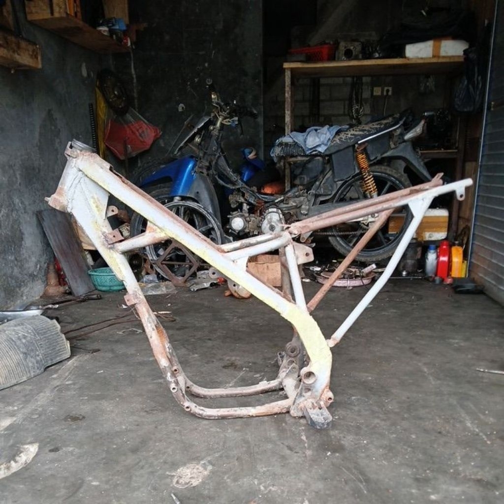 rangka trail pnp mesin ninja