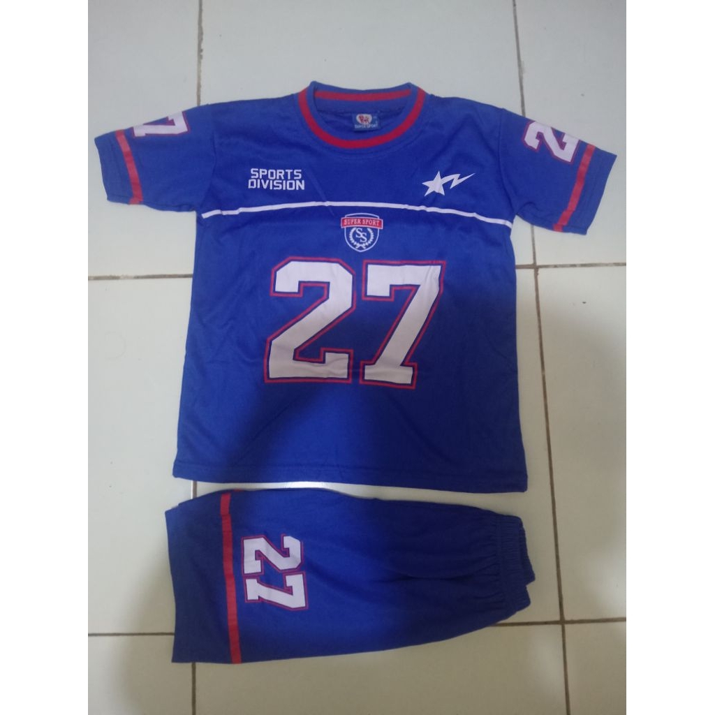 Baju kaos angka premium anak