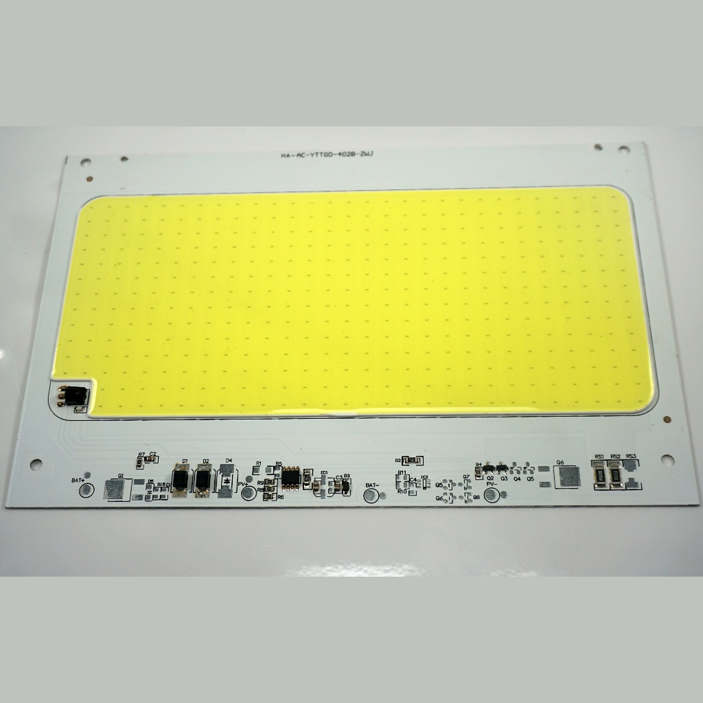 Papan LED COB 3.2V 3.7V PCB Aluminium Putih Terang