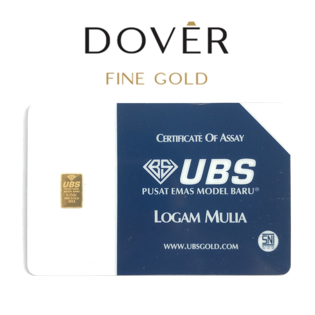 Logam Mulia Emas UBS Gift Series BT21 Disney Mickey Mouse & Friends Gift Series 0.25 gr 0,25 gram LM