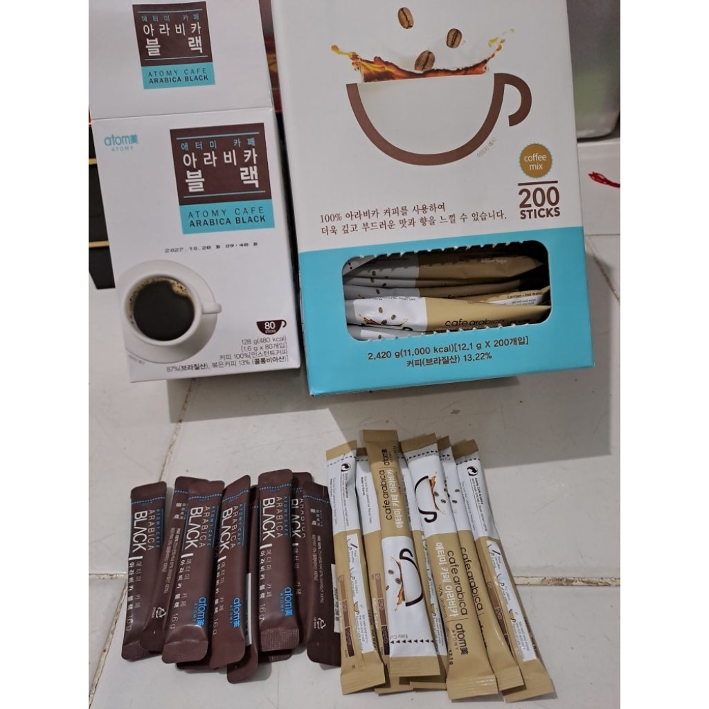 KOPI HITAM ARABICA GILING @10 sachet (READY) IMPORT