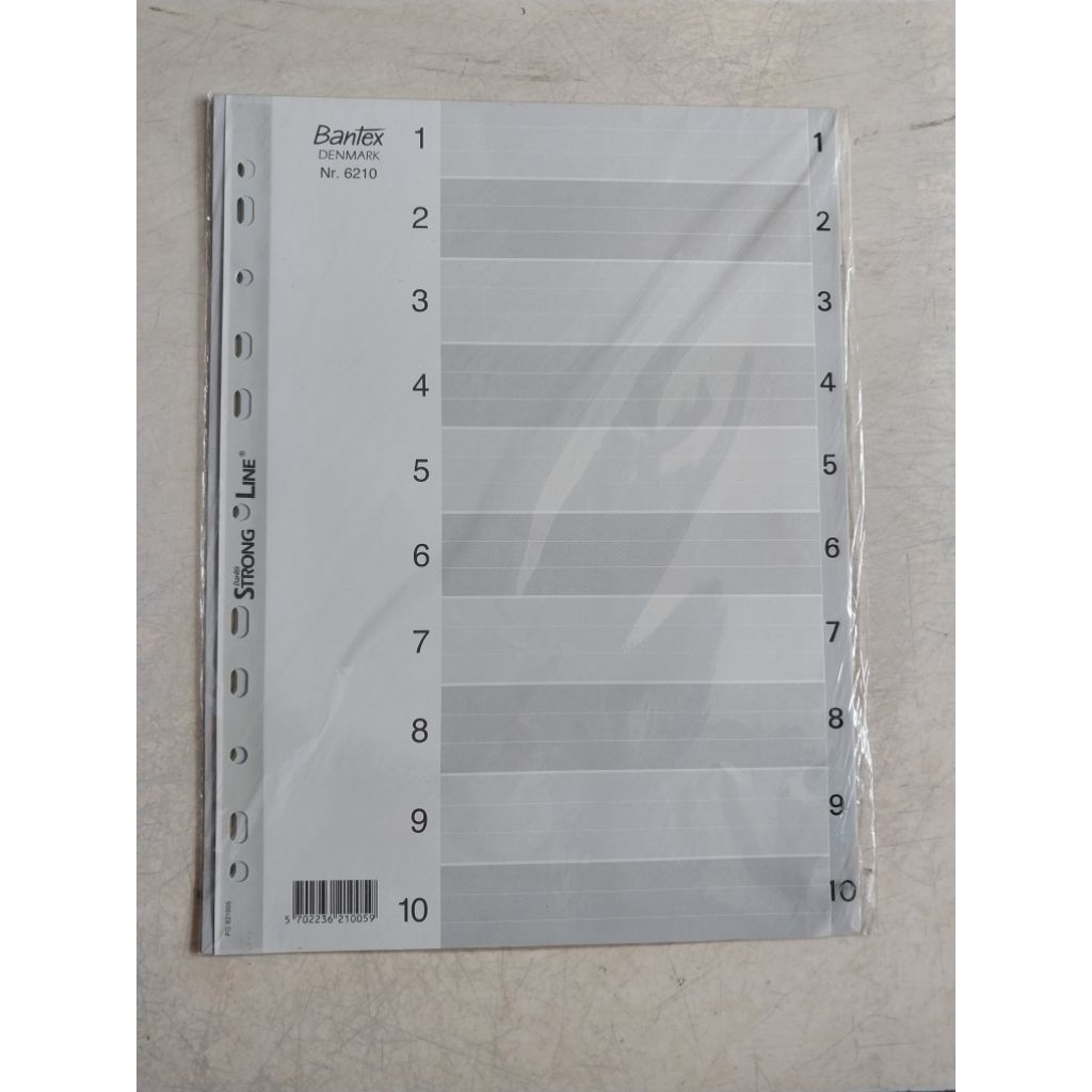 DIVIDER A4 BANTEX NR. 6210