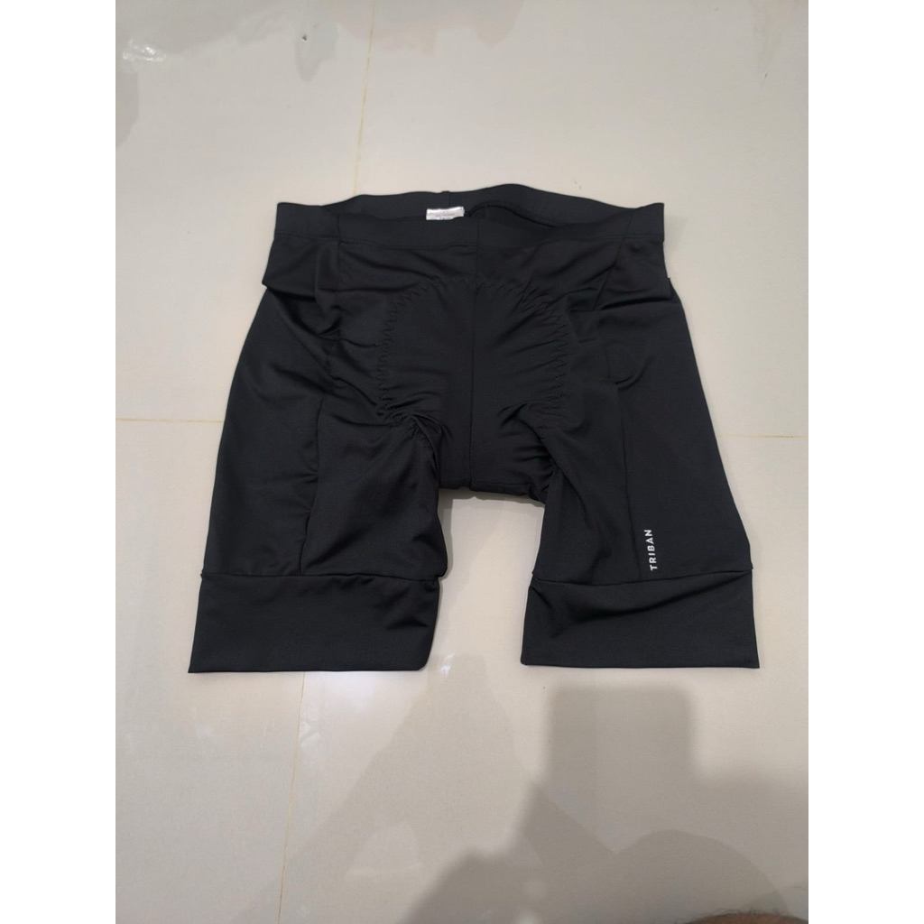Short Pants Padding Sepeda Roadbike Decathlon Triban Essentials Original size L