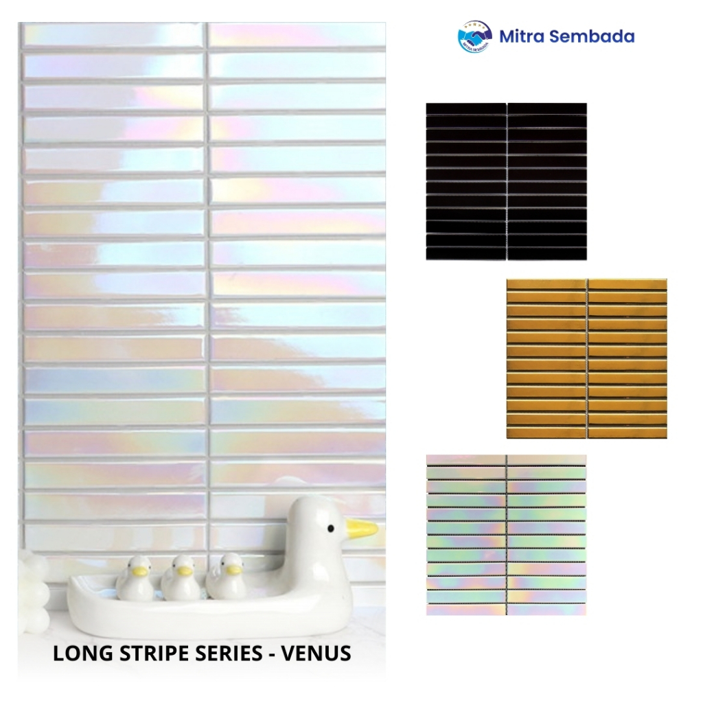 Keramik Lantai Dinding Backsplash Kamar Mandi Dapur Wall Decorration Mozaik Mosaic Venus Type Potter