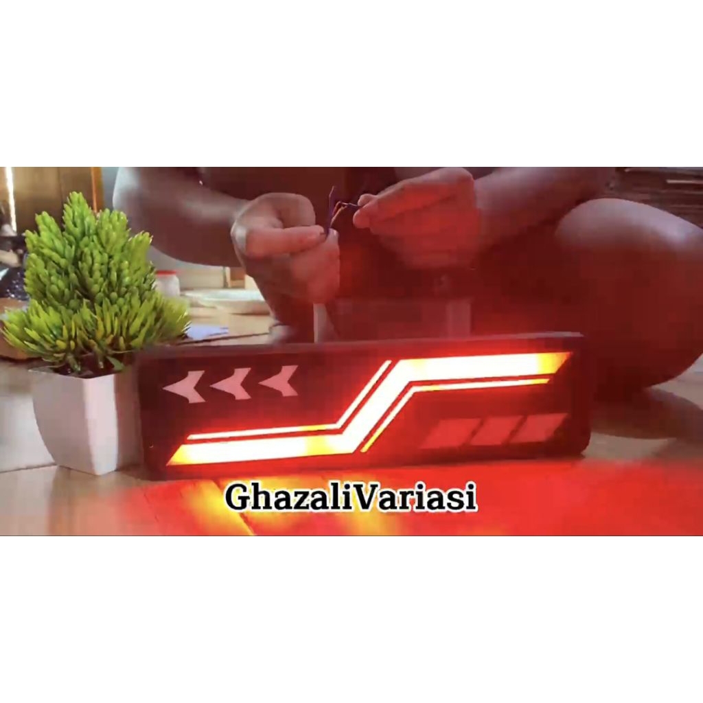 Lampu rem lampu belakang stoplamp LED 12 volt mobil pickup