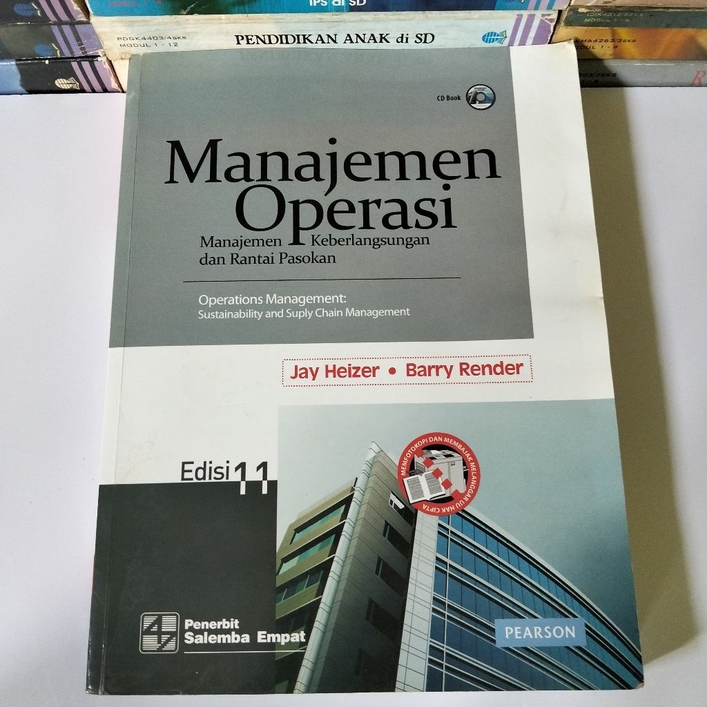 MANAJEMEN OPERASI EDISI 11 + DVD