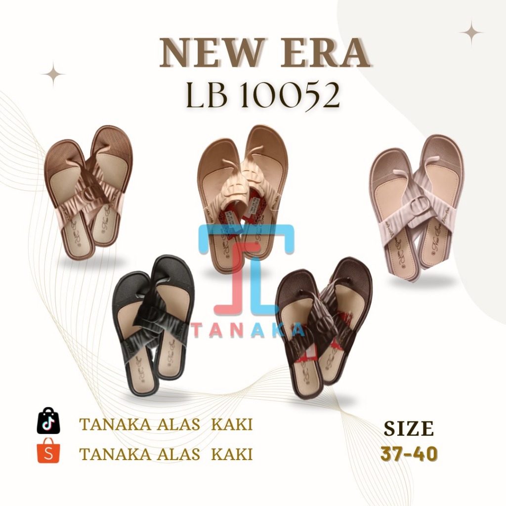 SANDAL JEPIT WANITA NEW ERA LB 10052 / Bahan Karet sintesis, Anti slip, Nyaman, Ringan dan Awet