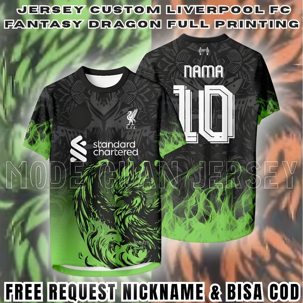 Jersey Kaos Fantasy Garuda Liverpool Full Printing Free Request Nickname