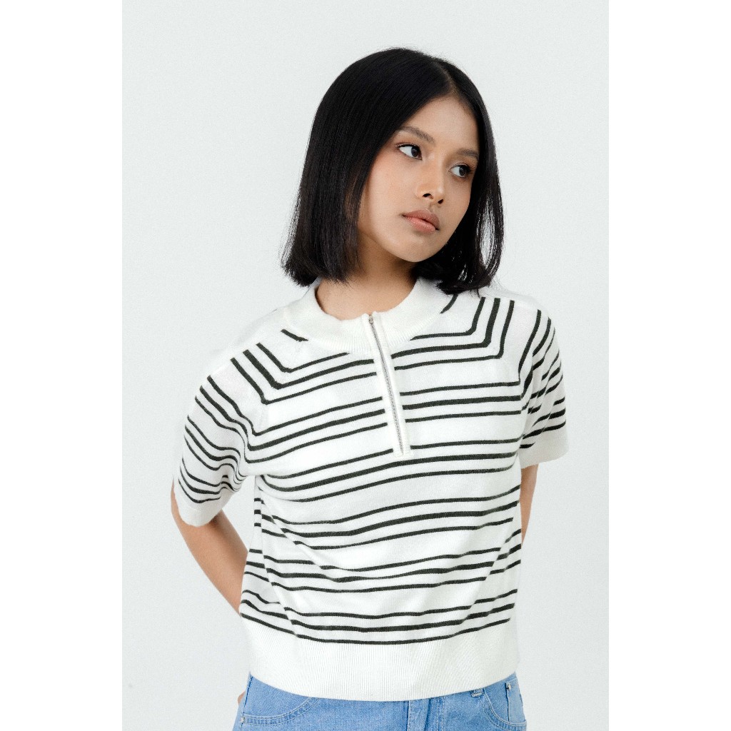 Gaudi. Ray Top - Kaos Garis Garis Wanita