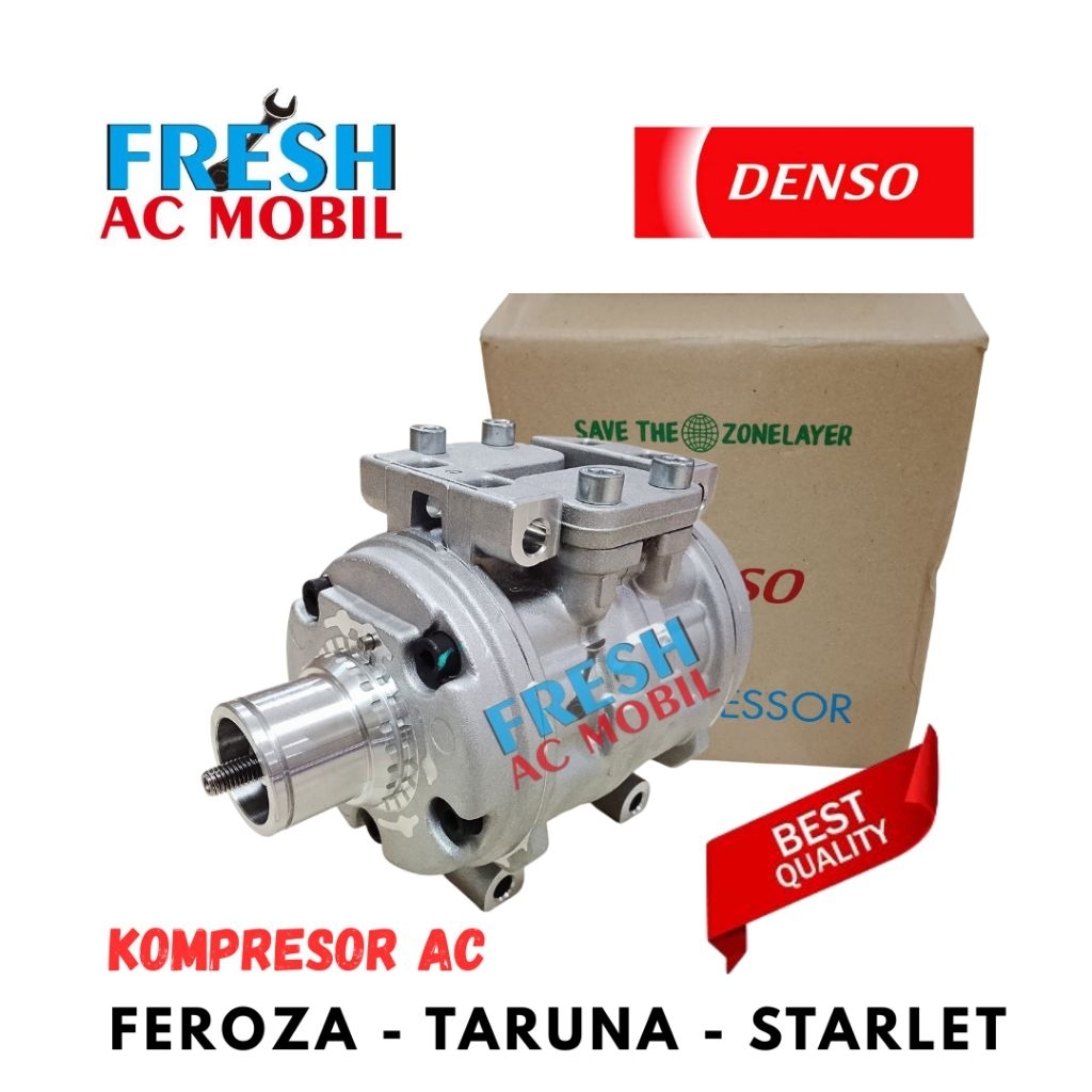 Kompresor AC FEROZA TARUNA STARLET 13C Compresor AC FEROZA TARUNA STARLET 13C