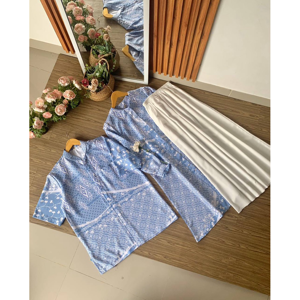 READY ONE SET YAMANI MOTIF RIANI DAN KOKO MOTIF RIANI GAMIS BUTIK MURAH