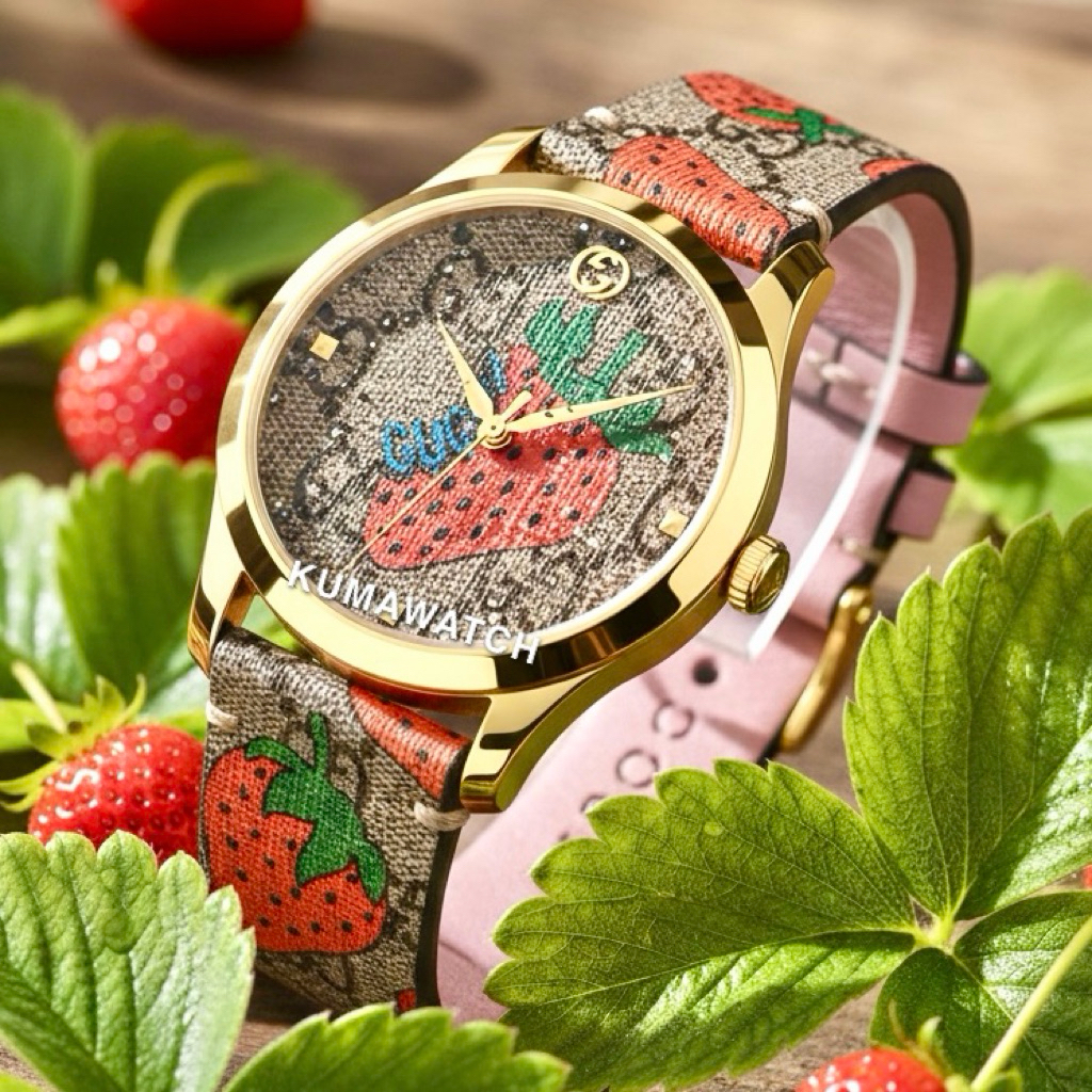 Jam Wanita G-Timeless Leather Strap