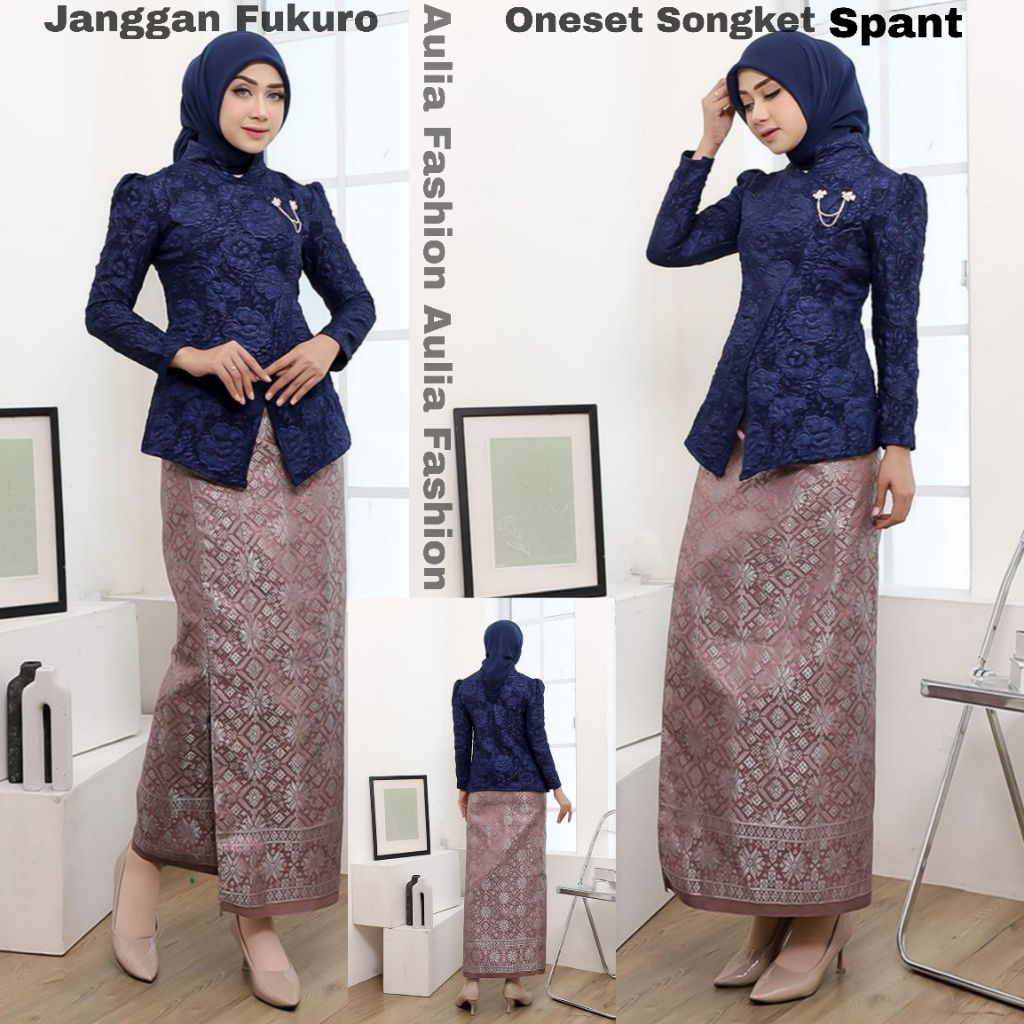 Kebaya Janggan Fukuro / Kebaya Jawa / Kebaya Fukuro, Free Bross..