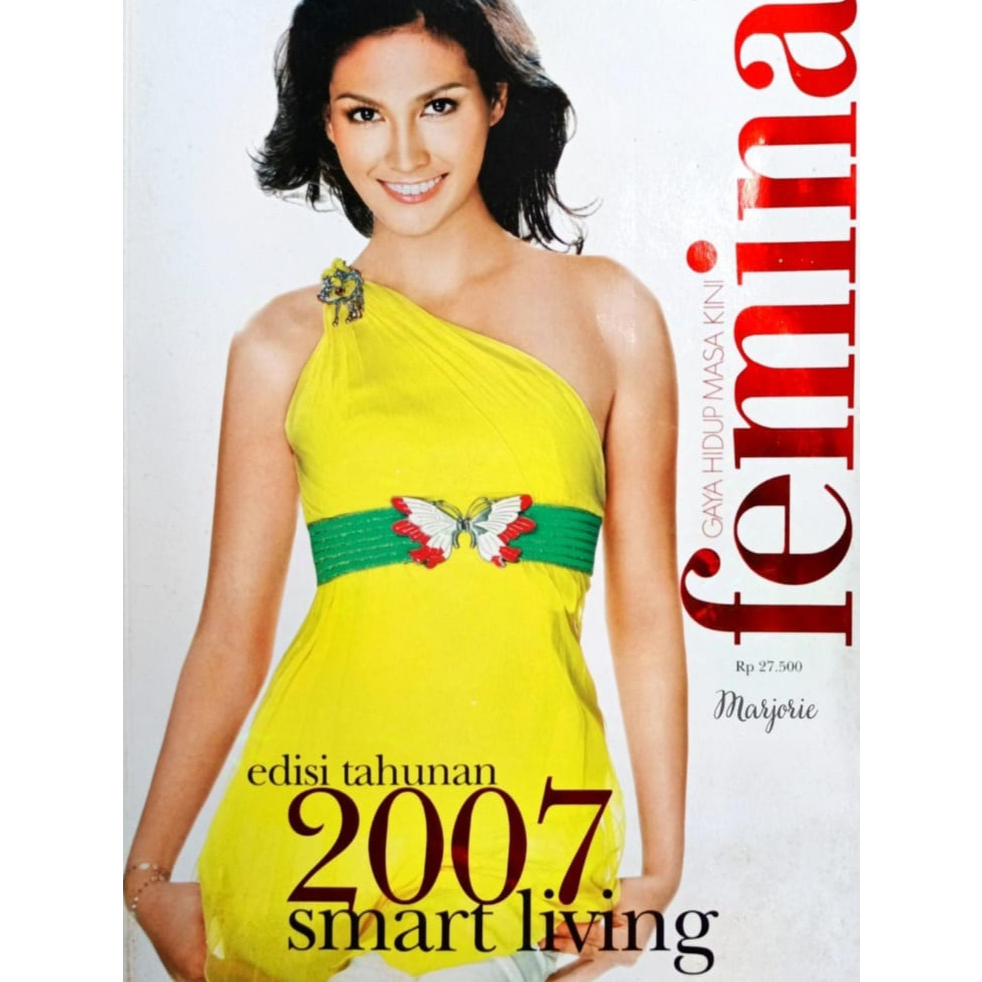 Majalah Femina Edisi Tahunan 2007 Smart Living - Cover Dina Olivia