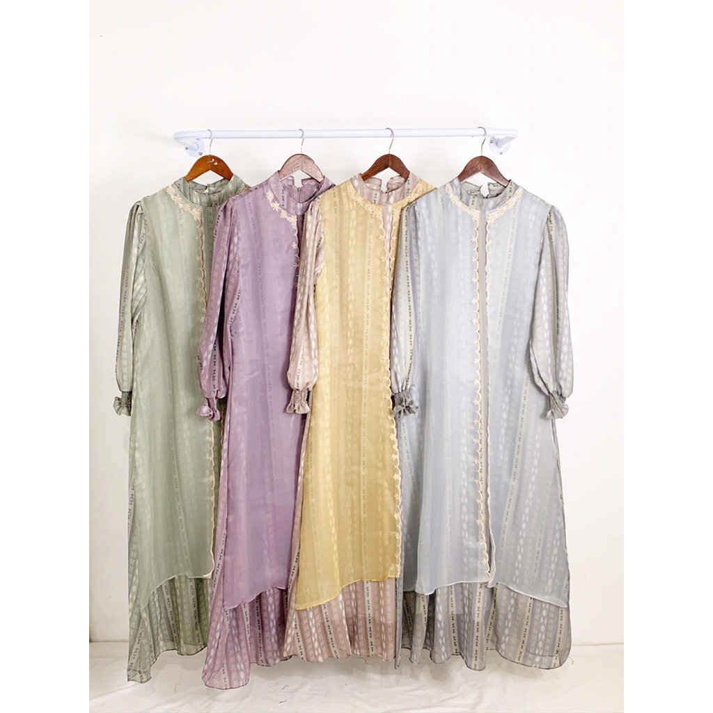Narada organza - dress lebaran- dress organza