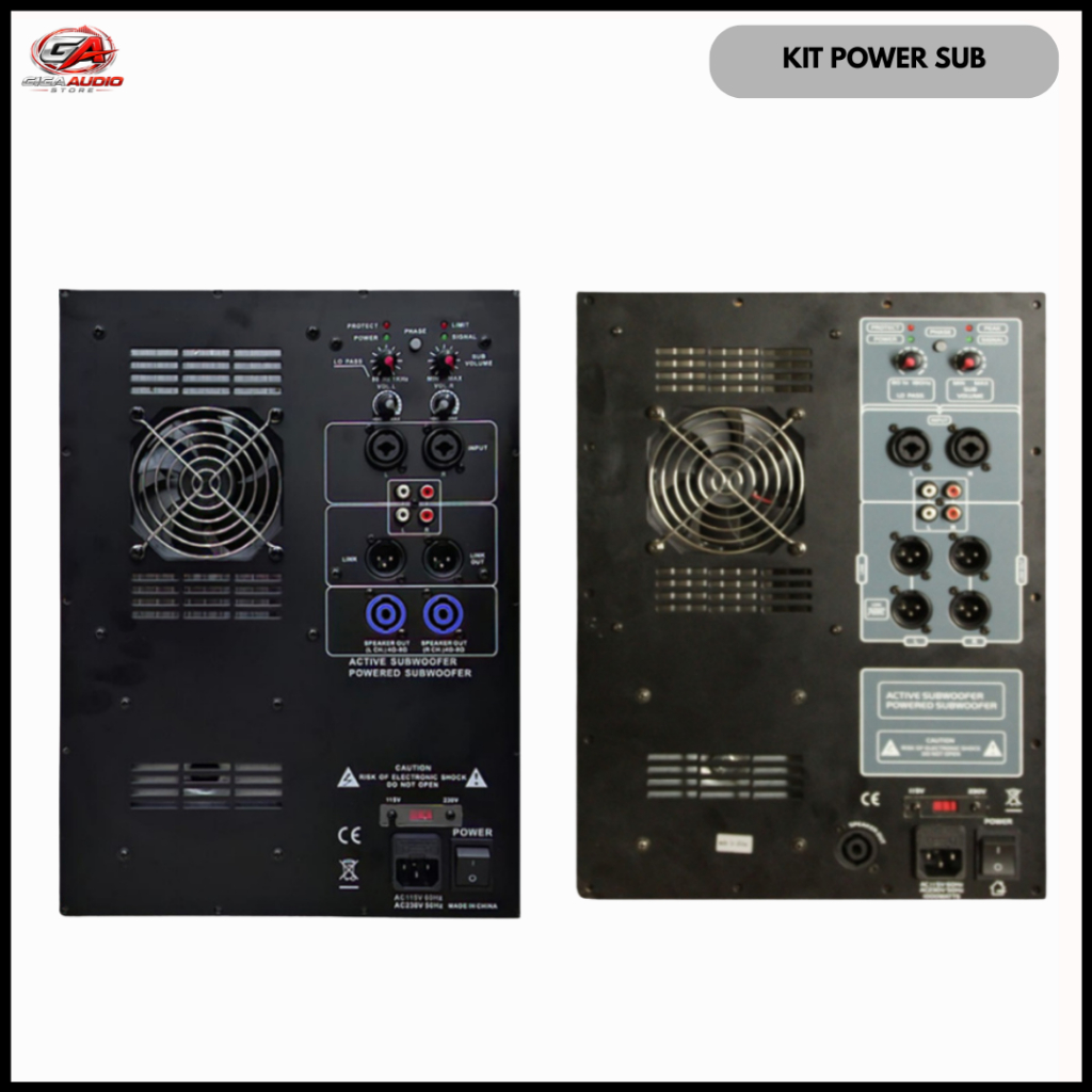 Mesin Kit power untuk Subwofer 800-3000Watt RMS Full Bass Original Bergaransi | GA