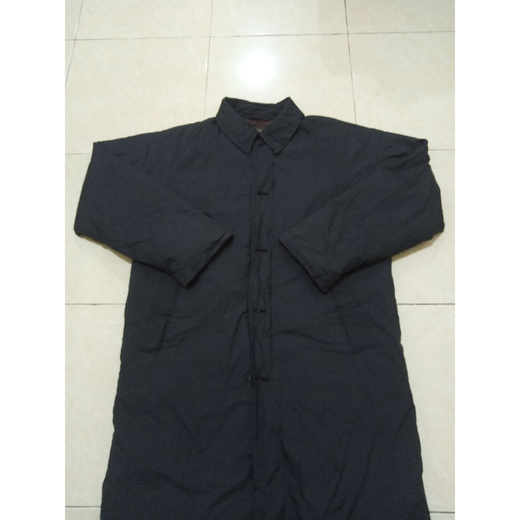 GY-GA  BLACK LONG COAT JAKET ELEGANTE