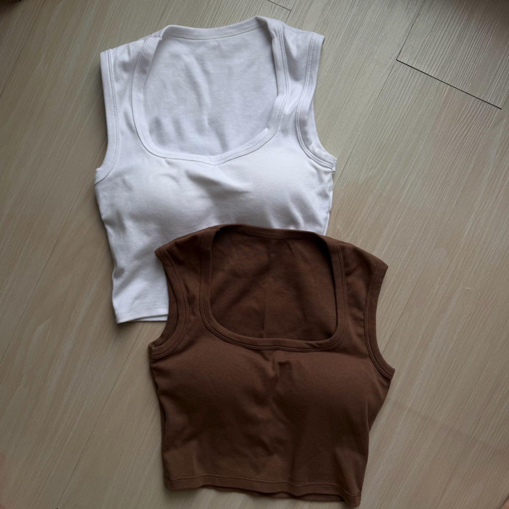 Preloved Crop Tank Top Bra / Tank Top dengan Bra