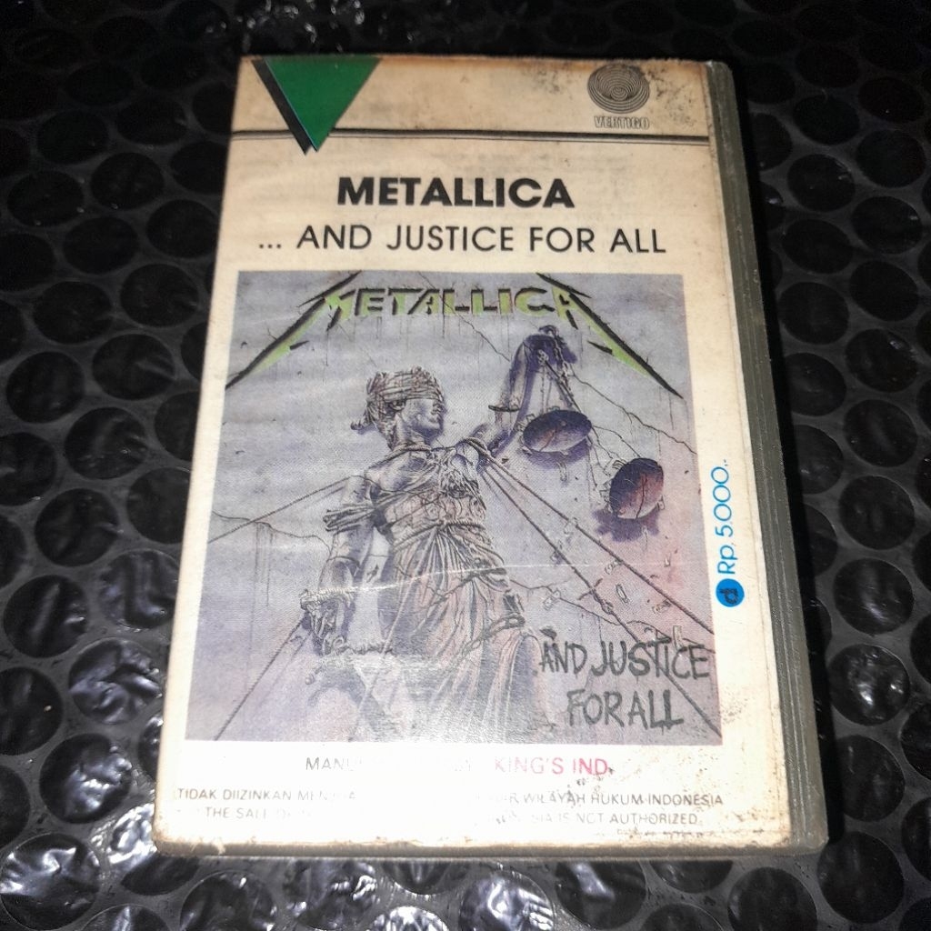 kaset pita metallica and justice for all
